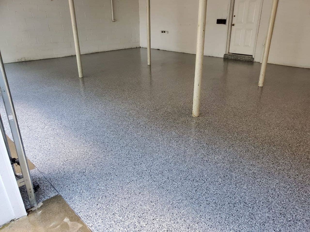 Homeowner Installs Metallic Epoxy on Gypcrete Subfloor in Michigan